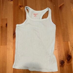Cat & Jack Light Blue Ribbed Tank Top